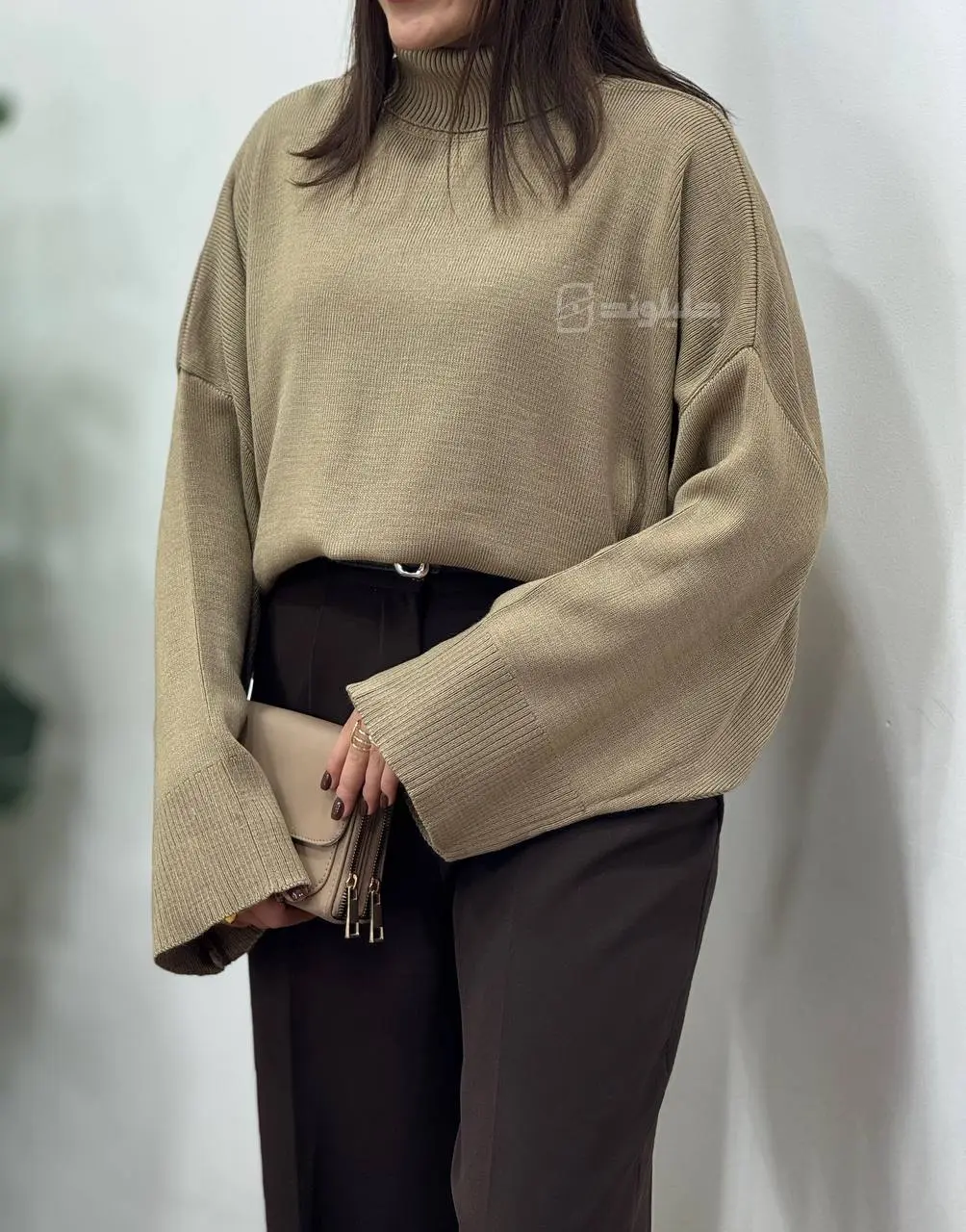 پلیور بافت ترک یقه اسکی وانیا